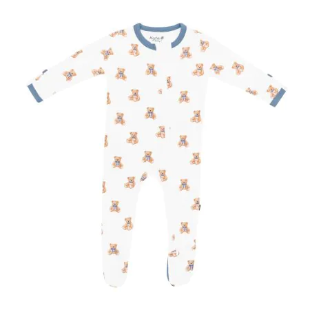 Kyte Baby Printed Zippered Footie - Teddy Bear 12 - 18 months	1911BEAR4 Tjskids.com