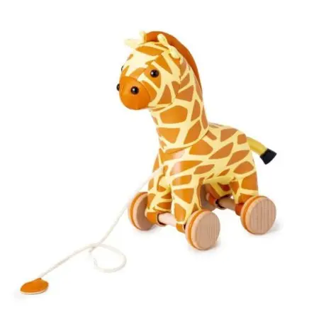 Little Big Friends Pull Along Toy Gina the Giraffe 304447 3700552304447 Tjskids.com 
