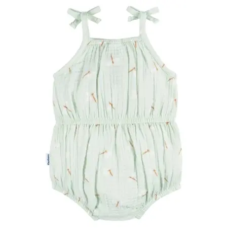 Gerber Romper with Bow Girl - Dragonflies Tjskids.com