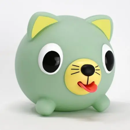 Sankyo Toys Jabber Ball - Green Cat