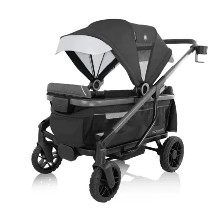 Evenflo Shyft Rideshare Stroller Wagon - Sterling Black 19012483 Tjskids.com
