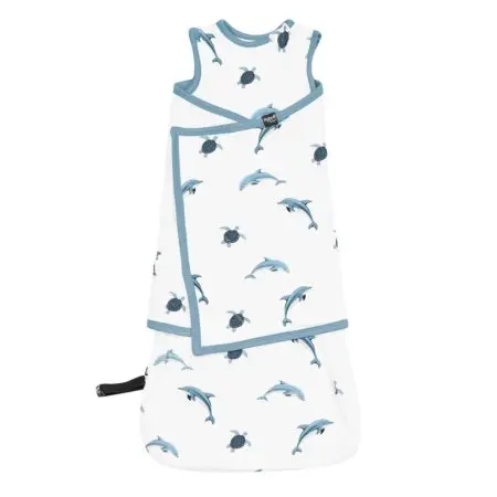 Kyte Baby Sleep Bag Swaddler XS 0.5 Tog - Dolphin	1472DL0 197841192503 Tjskids.com