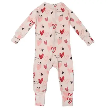 Loulou Lollipop Sleeper Tencel - Pink Pup