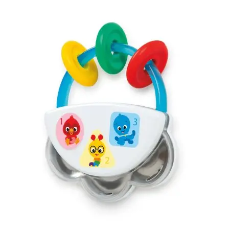 Baby Einstein Tiny Tambourine Musical Toy Rattle KII12925 74451129252 Tjskids.com