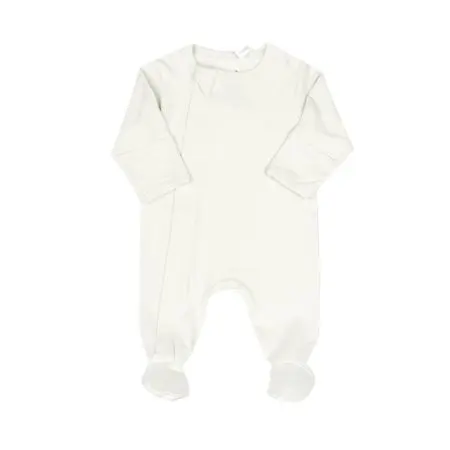 Coccoli	Zipper Footie - Cream Tjskids.com

