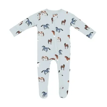 Kyte Baby Zippered Footie - Horse Tjskids.com