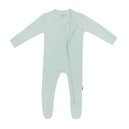 Kyte Baby Zippered Footie Preemie - Sage	1908SG00 840122560378 Tjskids.com