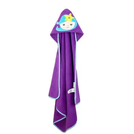 Zoocchini Baby Snow Terry Hooded Bath Towel - Mermaid