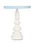 Spindle Lamp Base - White