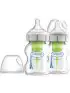 Options Wide Neck Glass Bottle 2 Pack 5oz