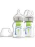 Options Wide Neck Glass Bottle 2 Pack 5oz