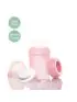 Glass Baby Bottle (150ml) - Rose Pink