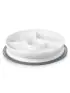 Stick & Stay Divided Plate - Grey