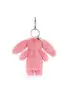 Bashful Bunny Pink Bag Charm