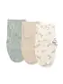 3 pack Monogram Collection Swaddle - Born Free - Stage 1