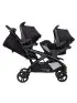 Sit N Stand Double Stroller - Dash Black