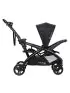 Sit N Stand Double Stroller - Dash Black