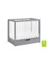 Colby 4 - In - 1 Convertible Mini Crib With Trundle Grey White