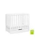 Colby 4 - In - 1 Convertible Mini Crib With Trundle White