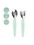 Stainless Steel Cutlery - Mint Green