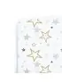 Percale Playard Sheet Printed - Multi Golden Stars
