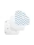 Washcloth 3 Pack - Chevron Blue