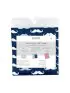 Waterproof Wet Bag - Navy Mustache