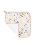 Deluxe Washcloth 3 Pack - Shell Floral
