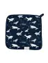 Deluxe Washcloth 3 Pack - Blue Whales