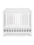 Kalani 4 In 1 Convertible Mini Crib - White