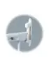 Angle Mount Safeway Gate - White