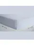 Flannel Playpen Fitted Sheet - White