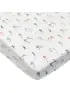 Fitted Crib Sheet - Football