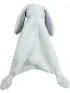 Silky Bunny Lovey - White - 13 inch
