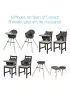 Moa High Chair - Beyond Graphite