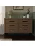 Newbern 6 Drawer Assembled Dresser - Driftwood