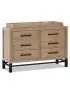 Newbern 6 Drawer Assembled Dresser - Driftwood