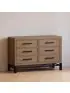 Newbern 6 Drawer Assembled Dresser - Driftwood