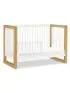 Nantucket 3-in-1 Convertible Crib with Toddler Kit - White/Honey Open Box