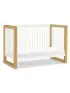 Nantucket 3-in-1 Convertible Crib with Toddler Kit - White/Honey Open Box