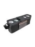 Parent Console with 4 Insulated Cup Holders - Black