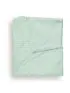 Double Layer Feathered Faux Fur Blanket - Green