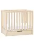 Colby 4 - In - 1 Convertible Mini Crib With Trundle Washed Natural