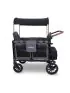 W4 LUXE Premium Quad Stroller - Charcoal Gray with Black Frame
