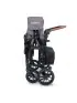 W4 LUXE Premium Quad Stroller - Charcoal Gray with Black Frame