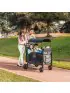 W4 ELITE Quad Stroller - Charcoal Gray