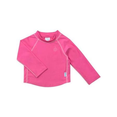 Long Sleeve Rashguard Shirt Hot Pink
