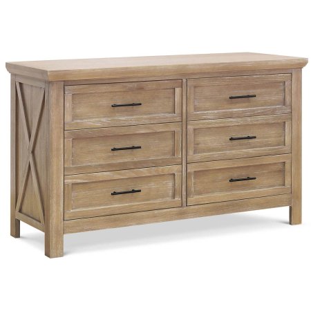 Emory Farmhouse Double Dresser Driftwood