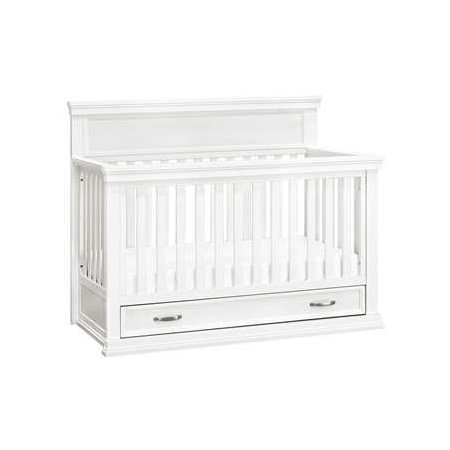 Langford 4 in 1 Crib with Storage Drawer Warm White