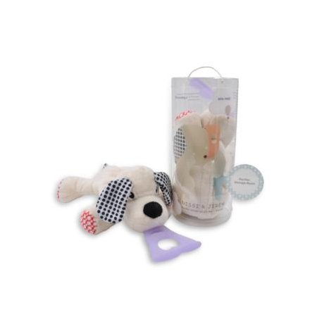 4 In 1 Pacifier holder Plush toy Teether Dog